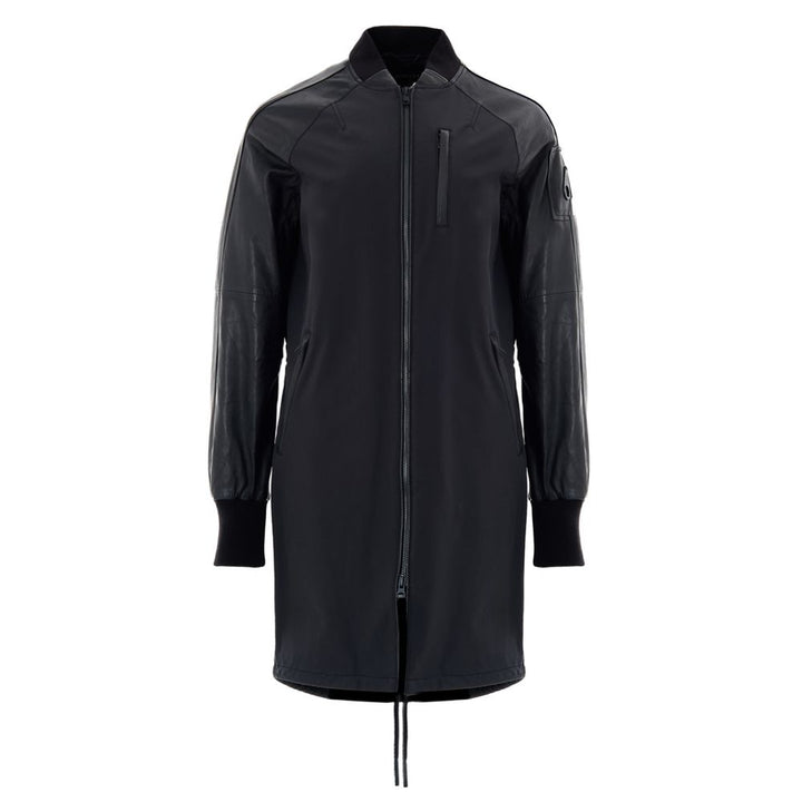 Moose Knuckles Black Cotton Parka