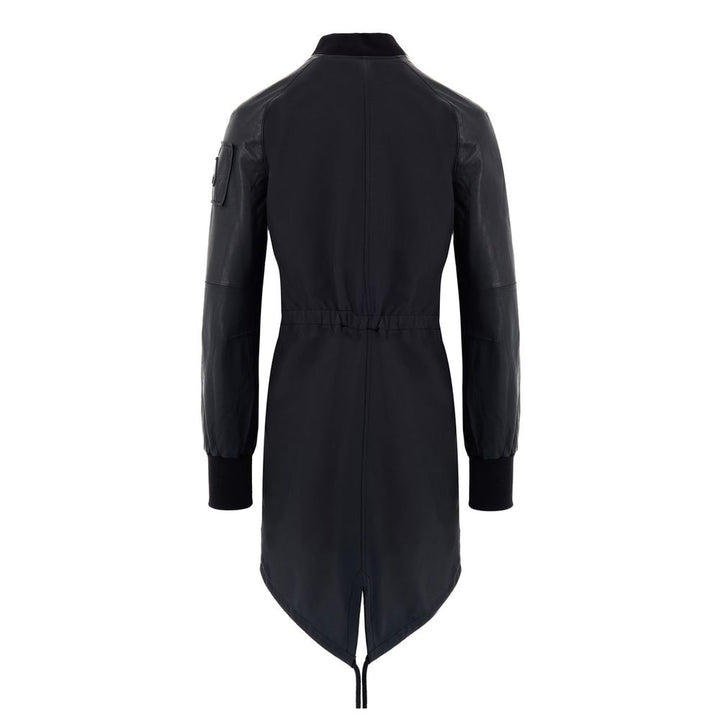 Moose Knuckles Black Cotton Parka