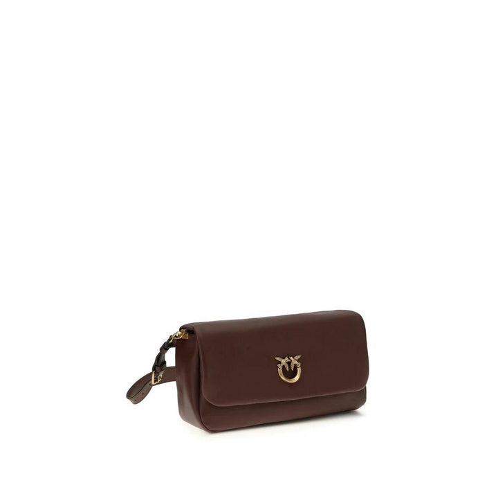 PINKO Sample Sale PINKO Brown Calf Leather Bos Taurus Shoulder Bag - | Designer outlet