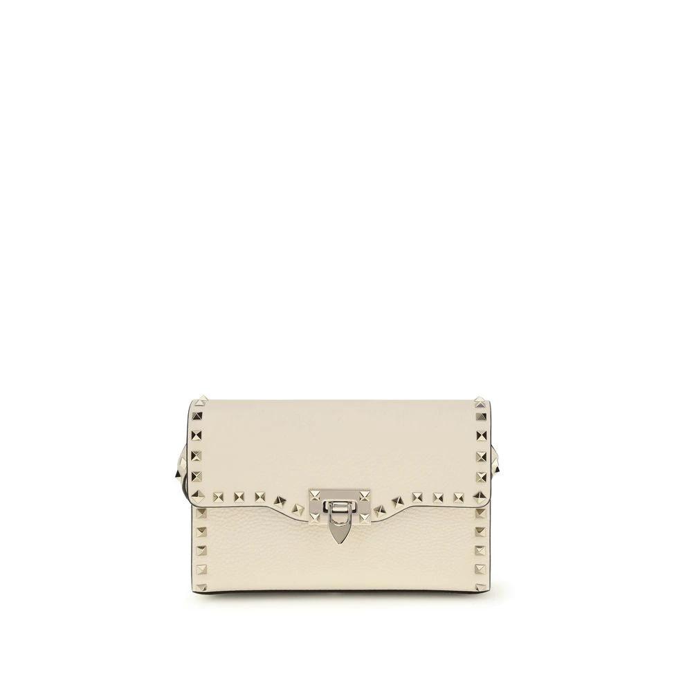Valentino Garavani Sample Sale Valentino Garavani Beige Calf Leather Bos Taurus Shoulder Bag - | Designer outlet