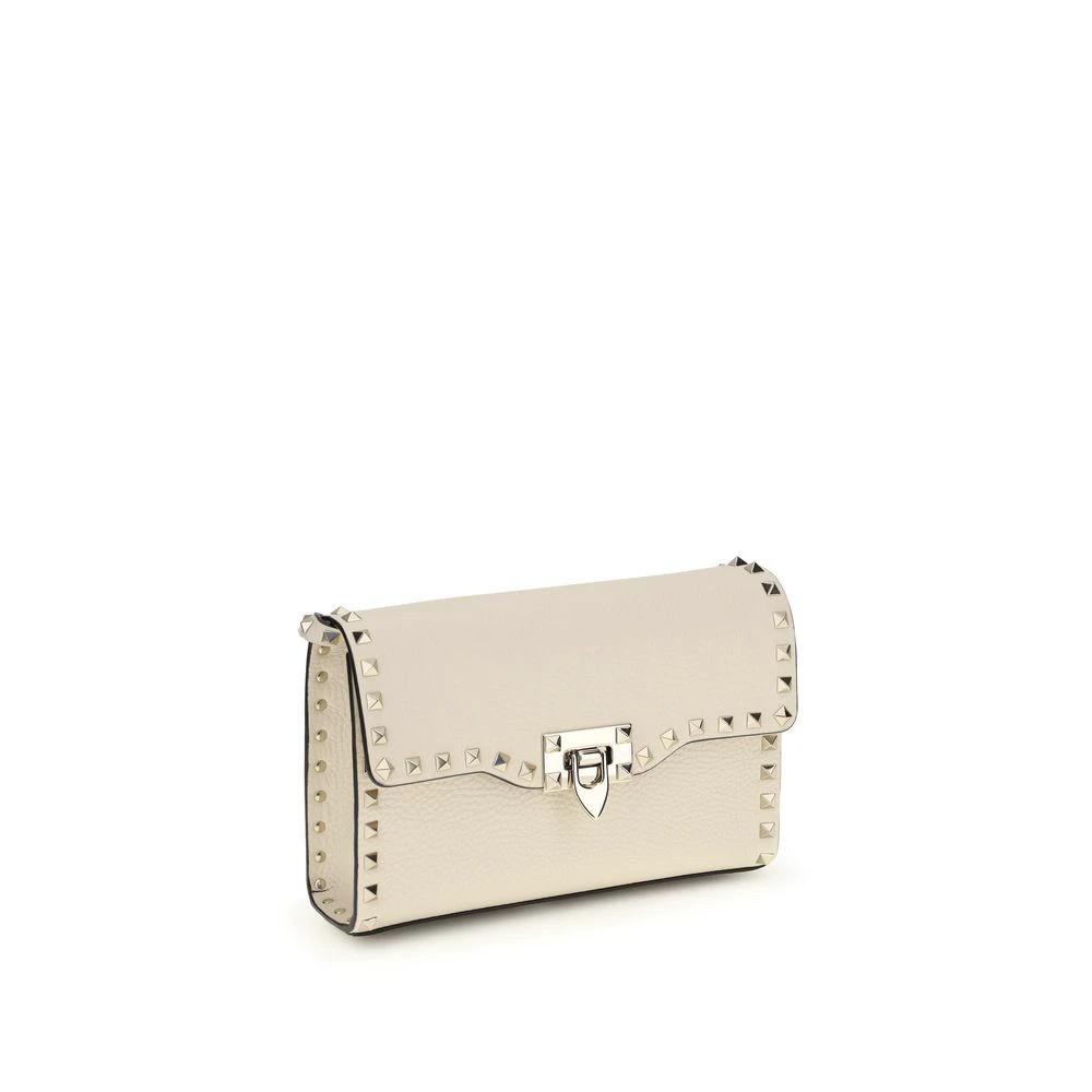 Valentino Garavani Sample Sale Valentino Garavani Beige Calf Leather Bos Taurus Shoulder Bag - | Designer outlet