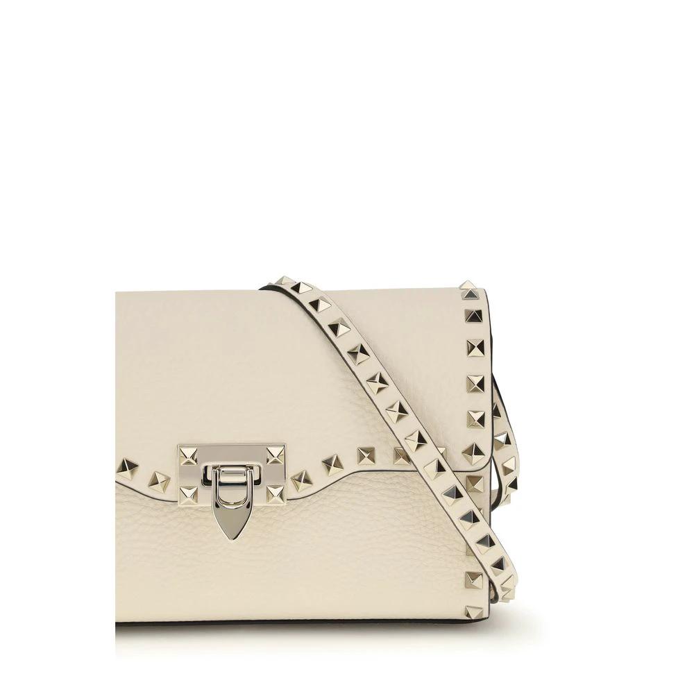 Valentino Garavani Sample Sale Valentino Garavani Beige Calf Leather Bos Taurus Shoulder Bag - | Designer outlet