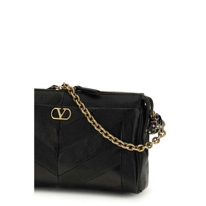 Valentino Garavani Sample Sale Valentino Garavani Black Lamb Ovis Aries Aries Shoulder Bag - | Designer outlet