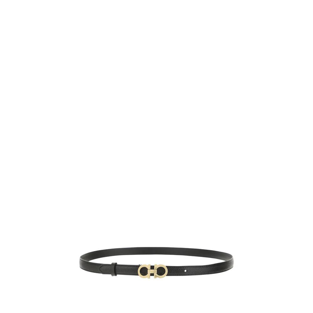 Ferragamo Sample Sale Ferragamo Brown Calf Leather Bos Taurus Thin Belt - | Designer outlet