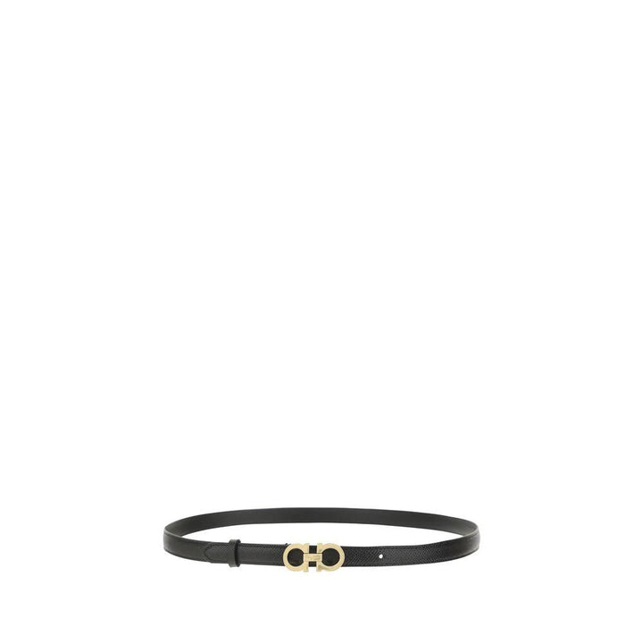 Ferragamo Sample Sale Ferragamo Brown Calf Leather Bos Taurus Thin Belt - | Designer outlet