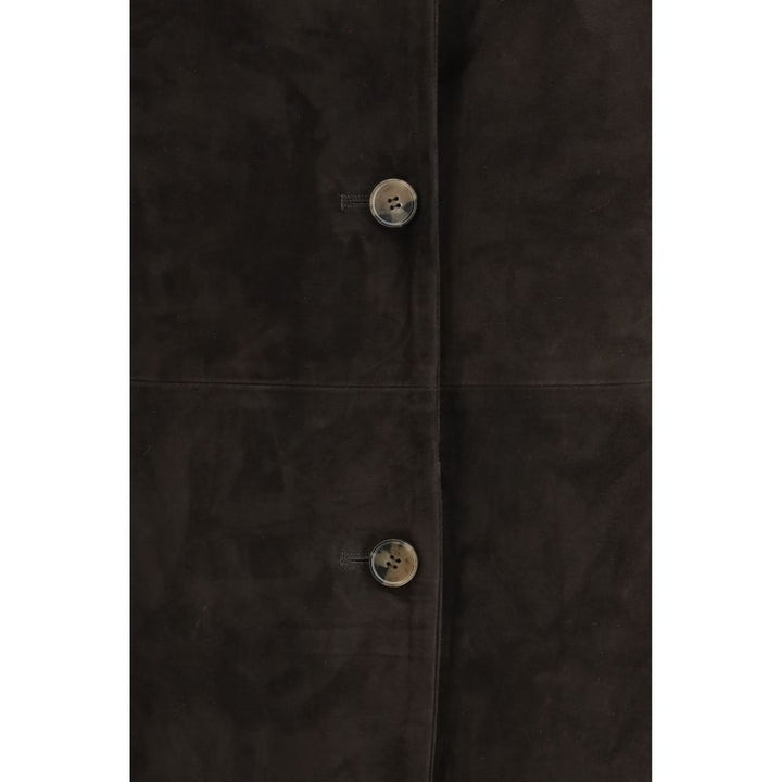 Loulou De Saison Brown Goatskin Coat