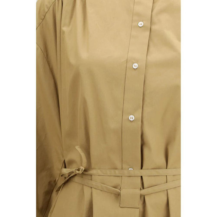 Loulou De Saison Sample Sale Loulou De Saison Beige Cotton Casual Dress - | Designer outlet
