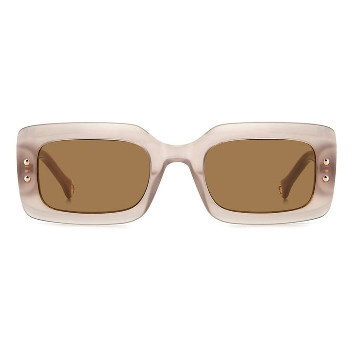 Carolina Herrera Orange Acetate Sunglasses