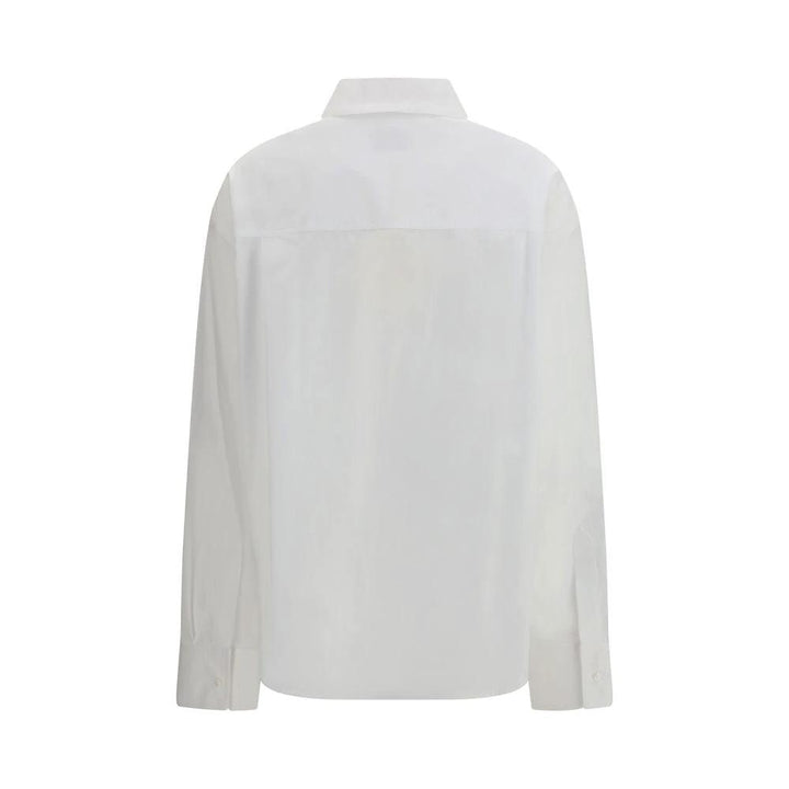 Loulou De Saison Sample Sale Loulou De Saison White Cotton Dress Shirt - | Designer outlet