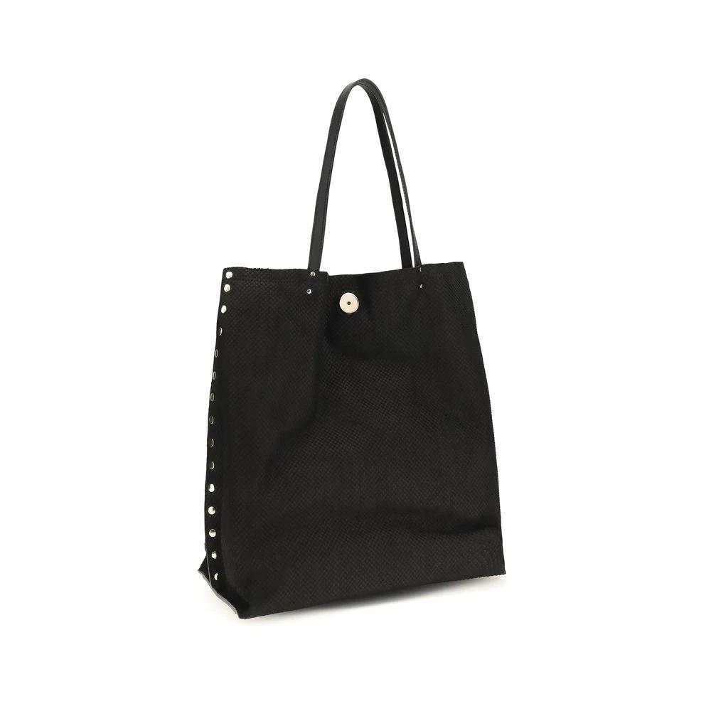 Zanellato Sample Sale Zanellato Black Calf Leather Bos Taurus Shoulder Bag - | Designer outlet