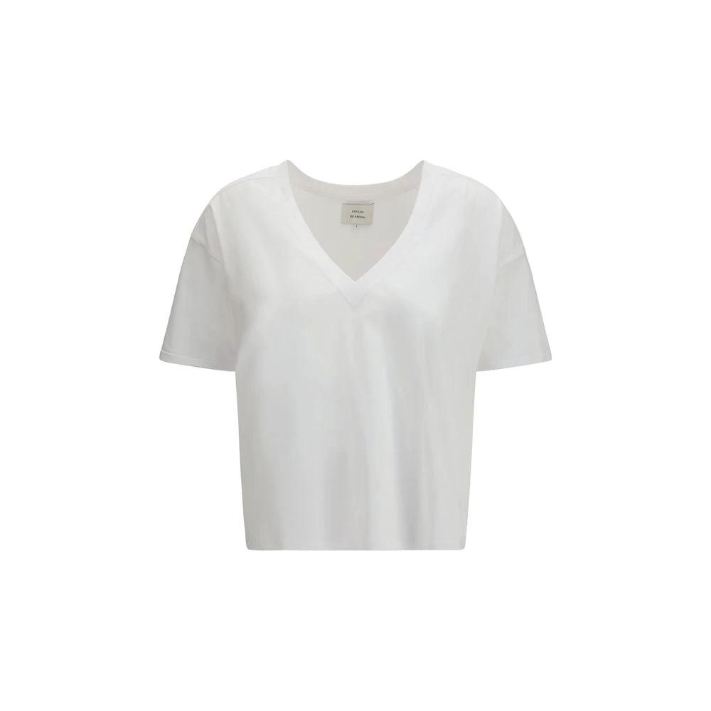 Loulou De Saison Sample Sale Loulou De Saison White Cotton Long Sleeve T-Shirt - | Designer outlet