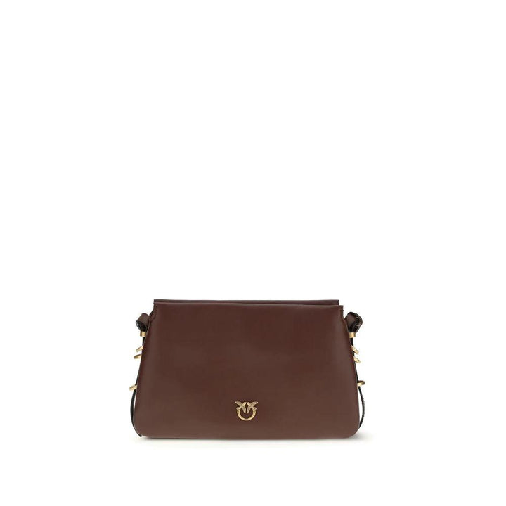 PINKO Sample Sale PINKO Brown Calf Leather Bos Taurus Shoulder Bag - | Designer outlet