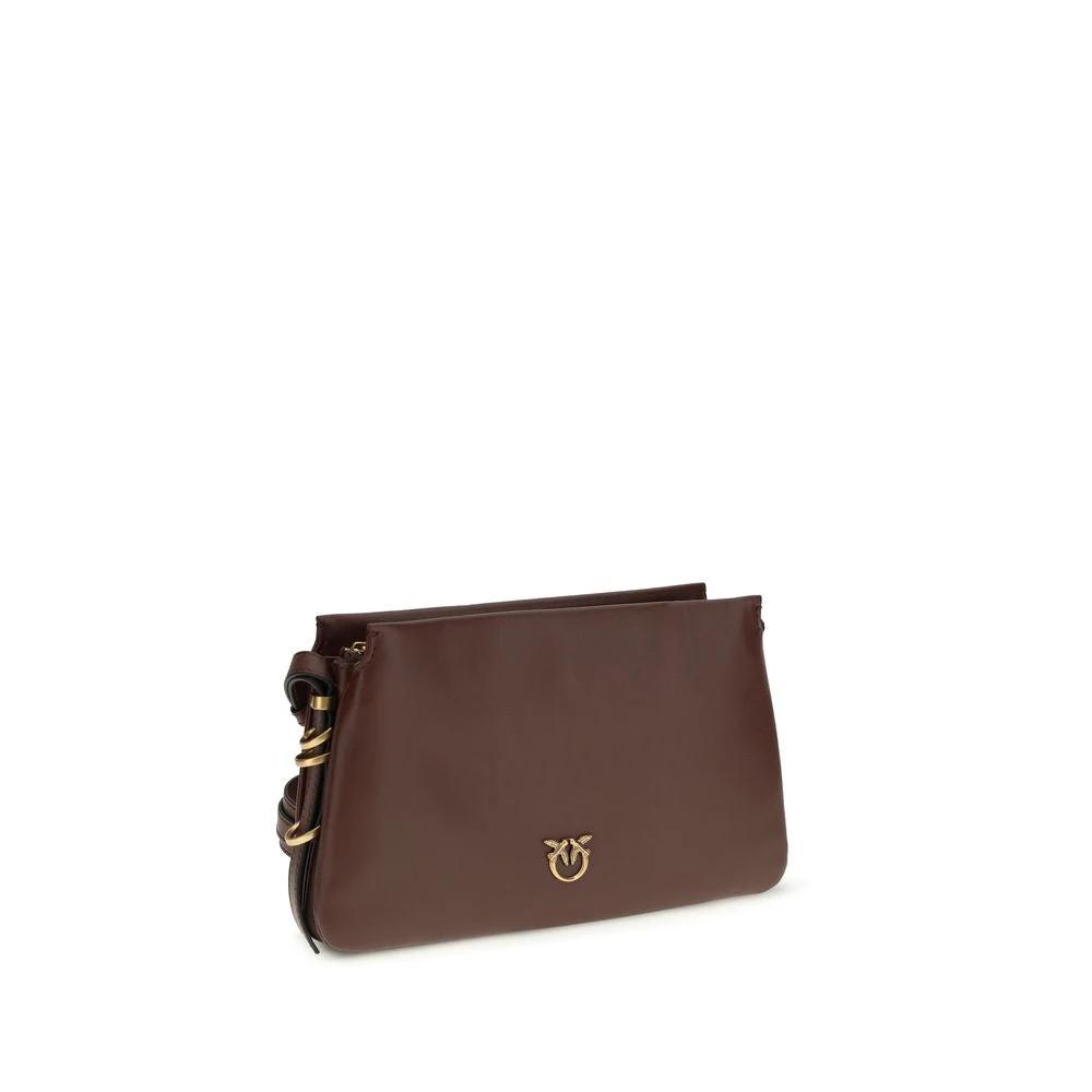 PINKO Sample Sale PINKO Brown Calf Leather Bos Taurus Shoulder Bag - | Designer outlet