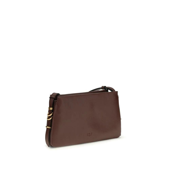 PINKO Sample Sale PINKO Brown Calf Leather Bos Taurus Shoulder Bag - | Designer outlet