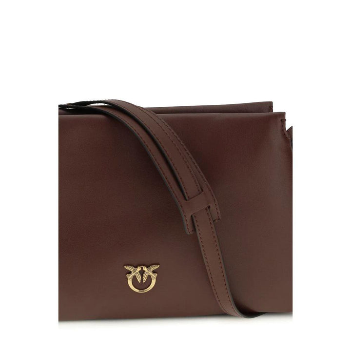 PINKO Sample Sale PINKO Brown Calf Leather Bos Taurus Shoulder Bag - | Designer outlet