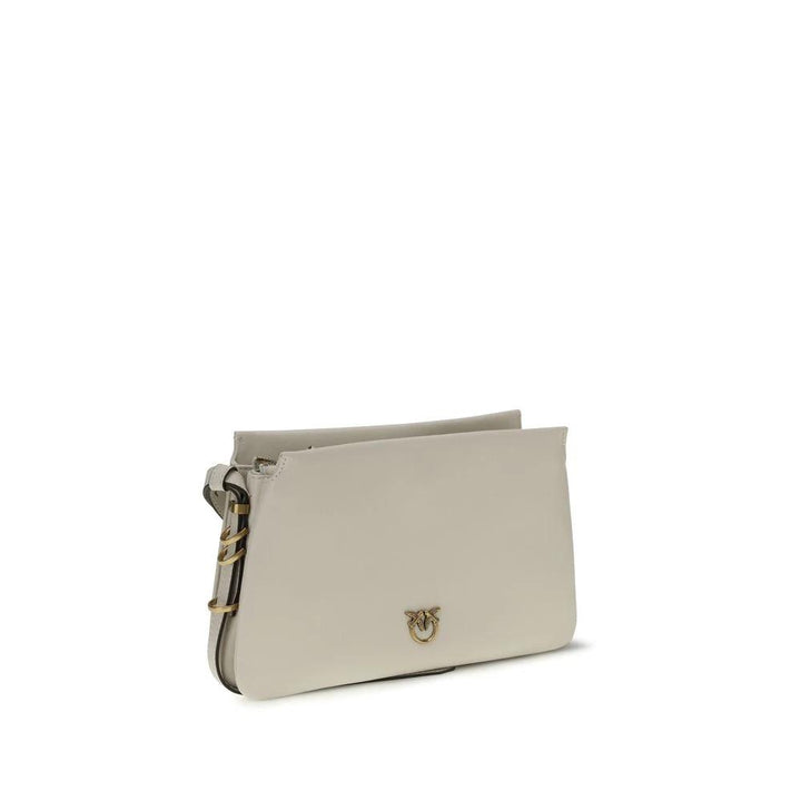 PINKO Sample Sale PINKO White Calf Leather Bos Taurus Shoulder Bag - | Designer outlet