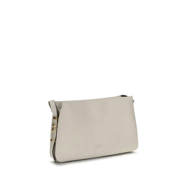 PINKO Sample Sale PINKO White Calf Leather Bos Taurus Shoulder Bag - | Designer outlet