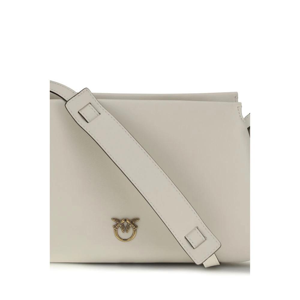PINKO Sample Sale PINKO White Calf Leather Bos Taurus Shoulder Bag - | Designer outlet