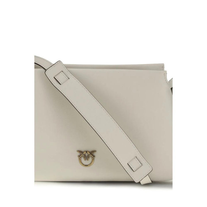 PINKO Sample Sale PINKO White Calf Leather Bos Taurus Shoulder Bag - | Designer outlet
