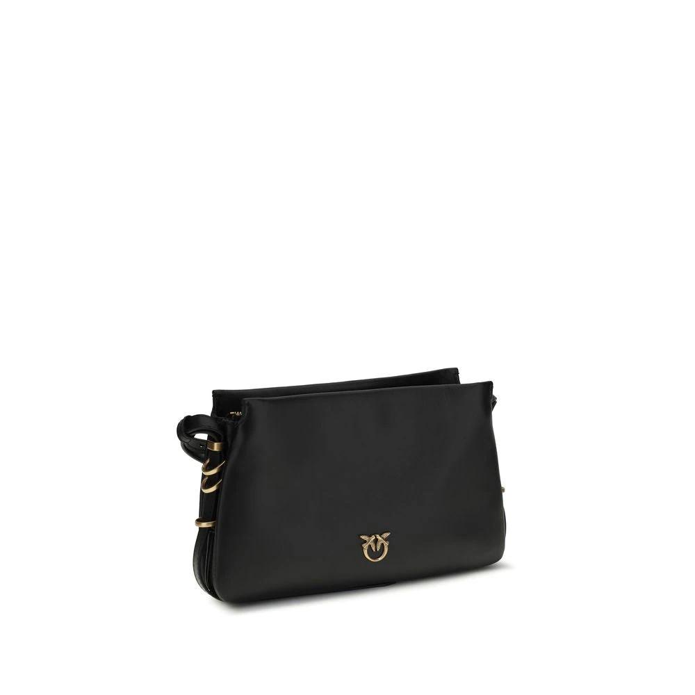 PINKO Sample Sale PINKO Black Calf Leather Bos Taurus Shoulder Bag - | Designer outlet
