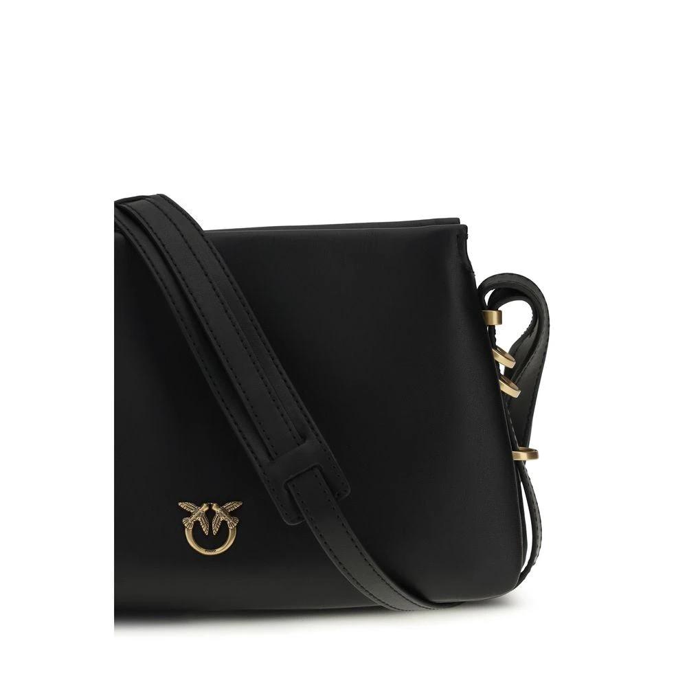PINKO Sample Sale PINKO Black Calf Leather Bos Taurus Shoulder Bag - | Designer outlet