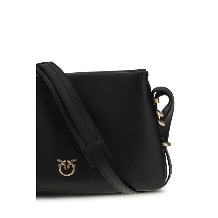 PINKO Sample Sale PINKO Black Calf Leather Bos Taurus Shoulder Bag - | Designer outlet