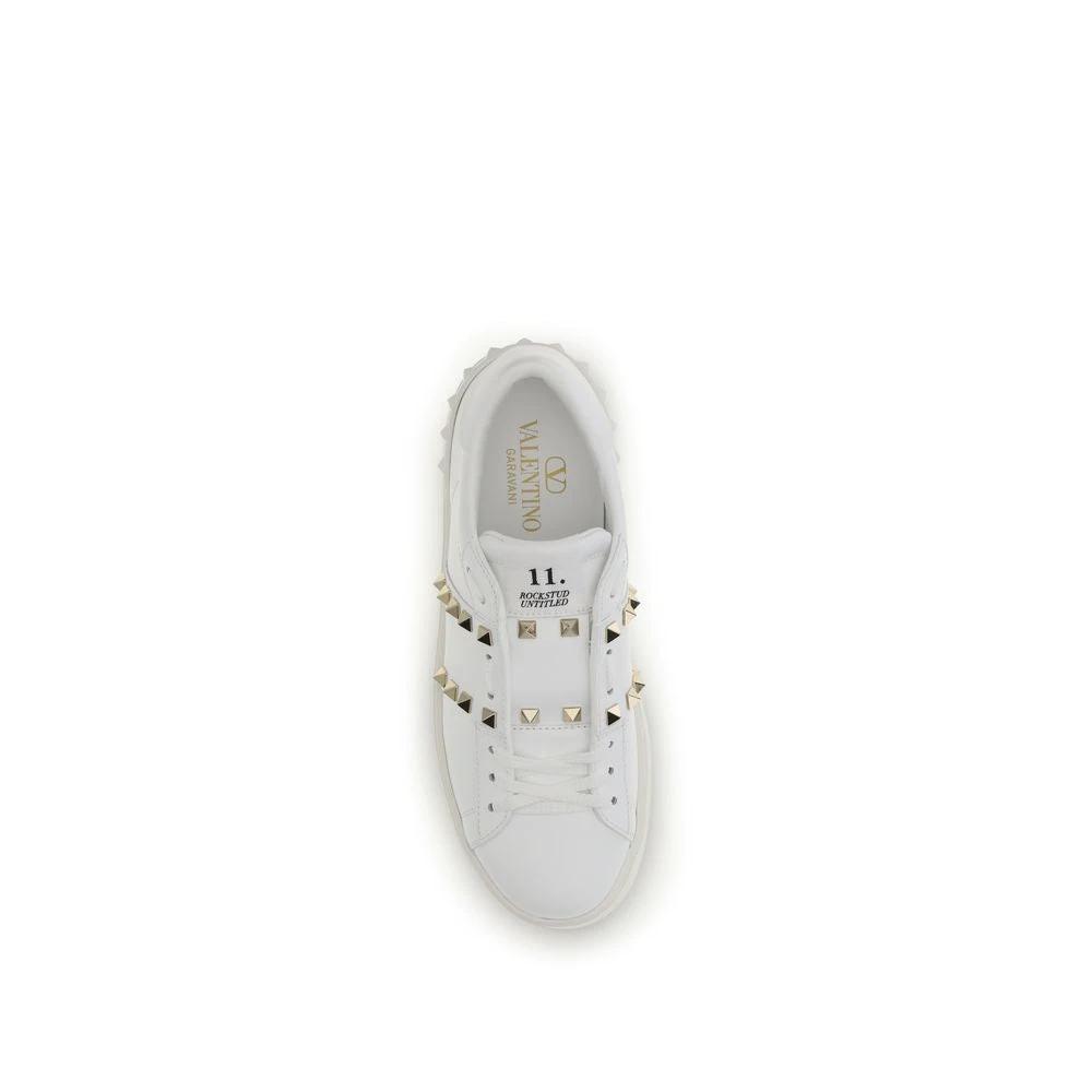 Valentino Garavani Sample Sale Valentino Garavani White Calf Leather Bos Taurus Platform Sneakers - | Designer outlet