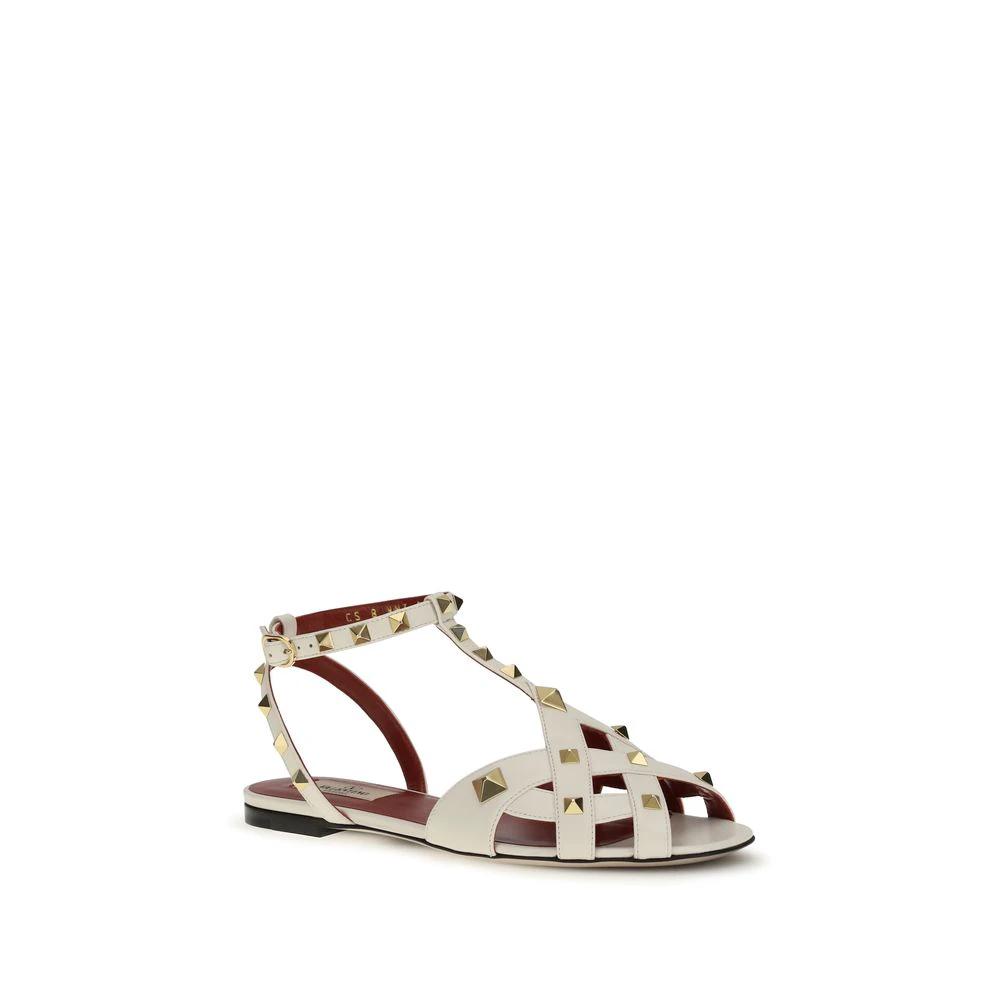 Valentino Garavani Sample Sale Valentino Garavani Beige Goatskin Sandals - | Designer outlet