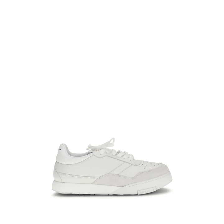 Givenchy White Calf Leather Bos Taurus Low Top Sneakers