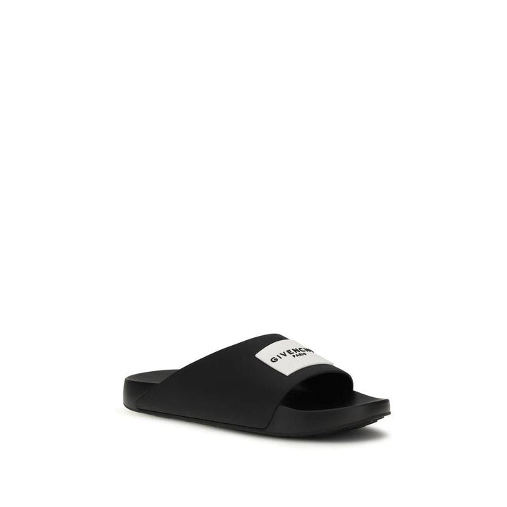Givenchy Sample Sale Givenchy Black Rubber Slippers - | Designer outlet