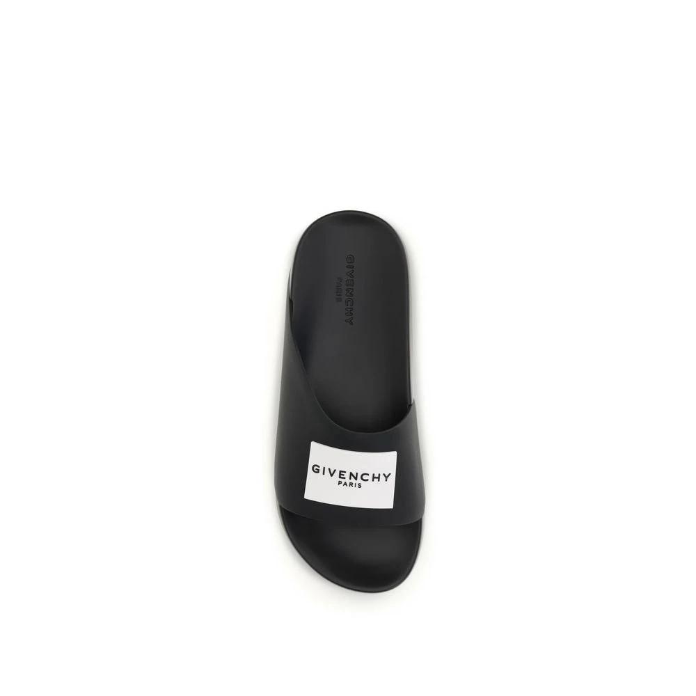 Givenchy Sample Sale Givenchy Black Rubber Slippers - | Designer outlet