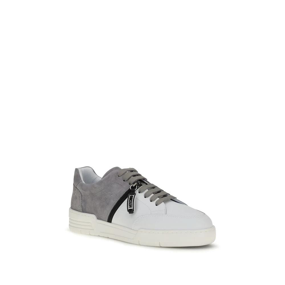 Moschino Sample Sale Moschino Multicolor Calf Leather Bos Taurus Low Top Sneakers - | Designer outlet