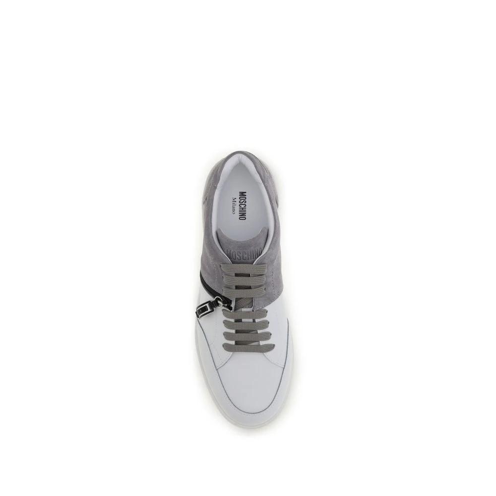 Moschino Sample Sale Moschino Multicolor Calf Leather Bos Taurus Low Top Sneakers - | Designer outlet