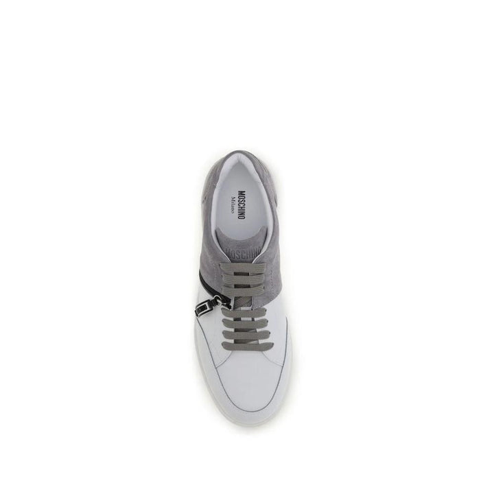 Moschino Sample Sale Moschino Multicolor Calf Leather Bos Taurus Low Top Sneakers - | Designer outlet