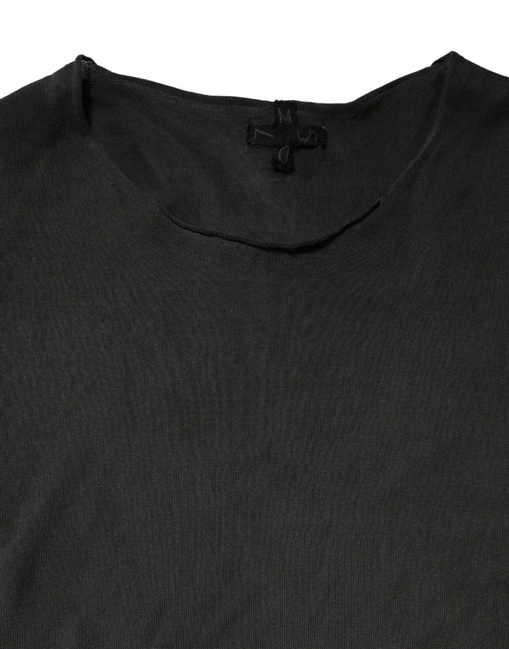 Dolce &amp; Gabbana Sample Sale Dolce &amp; Gabbana Sweater Black Cotton Crewneck Sweatshirt - | Designer outlet