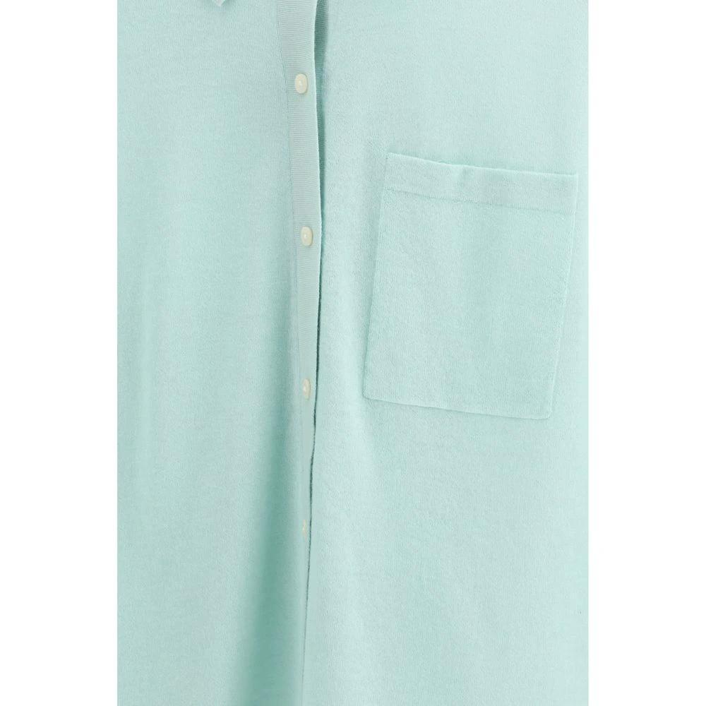 Guest in Residence Sample Sale Guest in Residence Blue Cashmere Dress Shirt - | Designer outlet