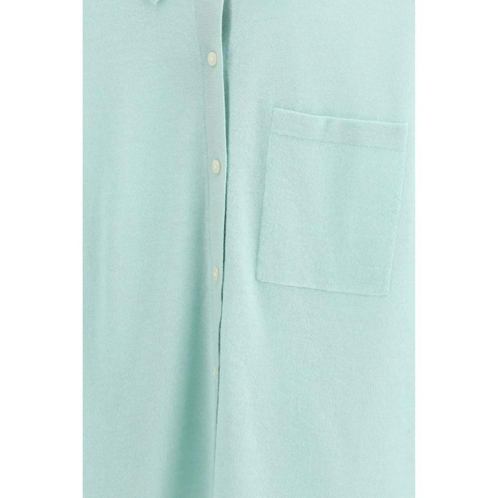 Guest in Residence Sample Sale Guest in Residence Blue Cashmere Dress Shirt - | Designer outlet
