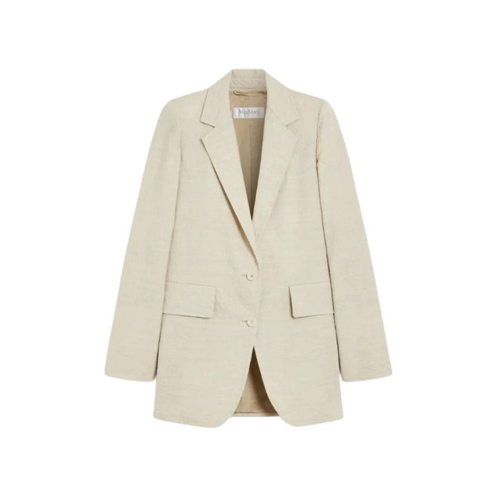 Max Mara Sample Sale Max Mara Beige Virgin Wool Blazer - | Designer outlet
