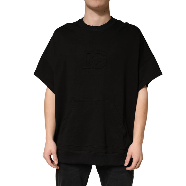 Dolce &amp; Gabbana Sample Sale Dolce &amp; Gabbana Black Cotton Crewneck Short Sleeve T-Shirt - | Designer outlet