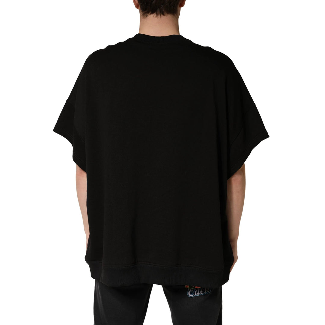 Dolce &amp; Gabbana Sample Sale Dolce &amp; Gabbana Black Cotton Crewneck Short Sleeve T-Shirt - | Designer outlet