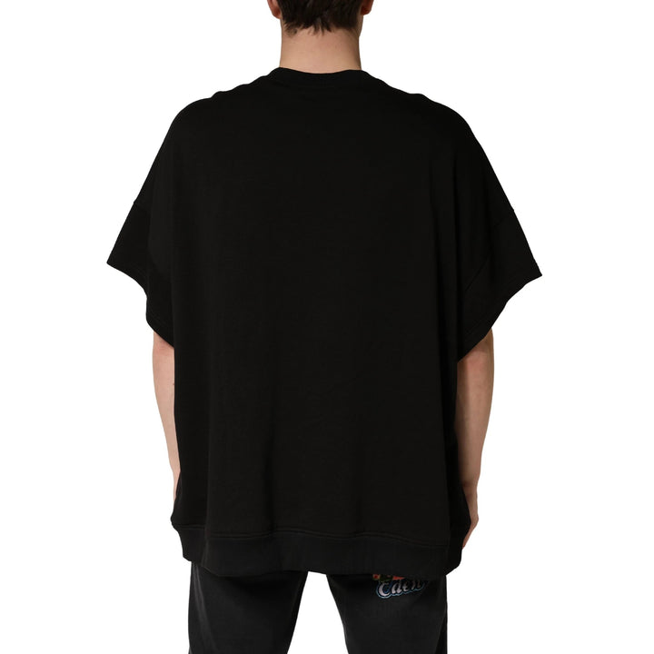 Dolce &amp; Gabbana Sample Sale Dolce &amp; Gabbana Black Cotton Crewneck Short Sleeve T-Shirt - | Designer outlet