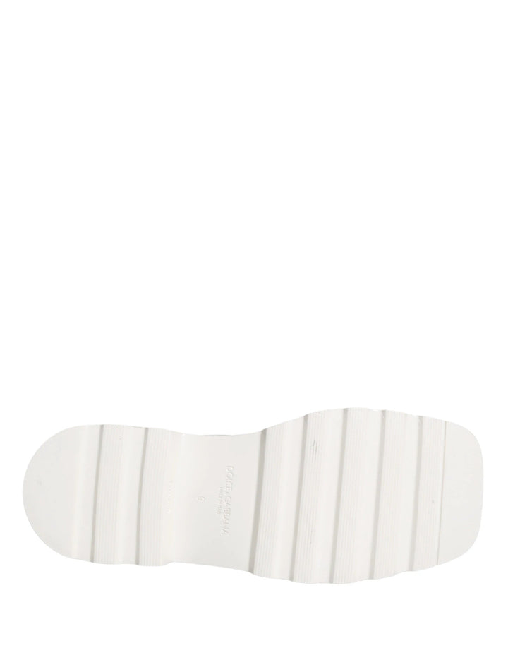 Dolce &amp; Gabbana Sample Sale Dolce &amp; Gabbana White Leather Chunky Sole Derby Shoes - | Designer outlet
