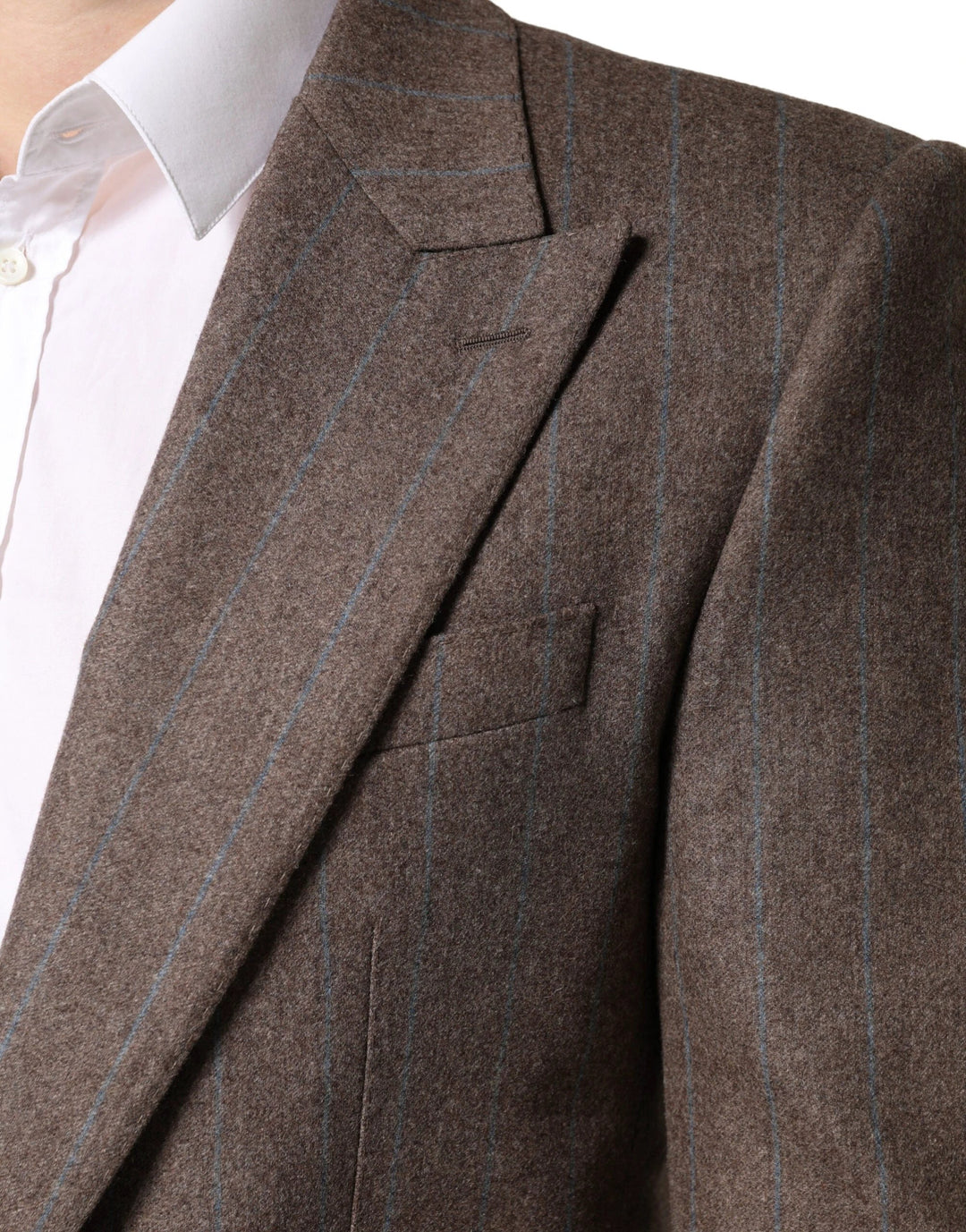 Dolce &amp; Gabbana Sample Sale Dolce &amp; Gabbana Brown Stripes Single Breasted Blazer - | Designer outlet