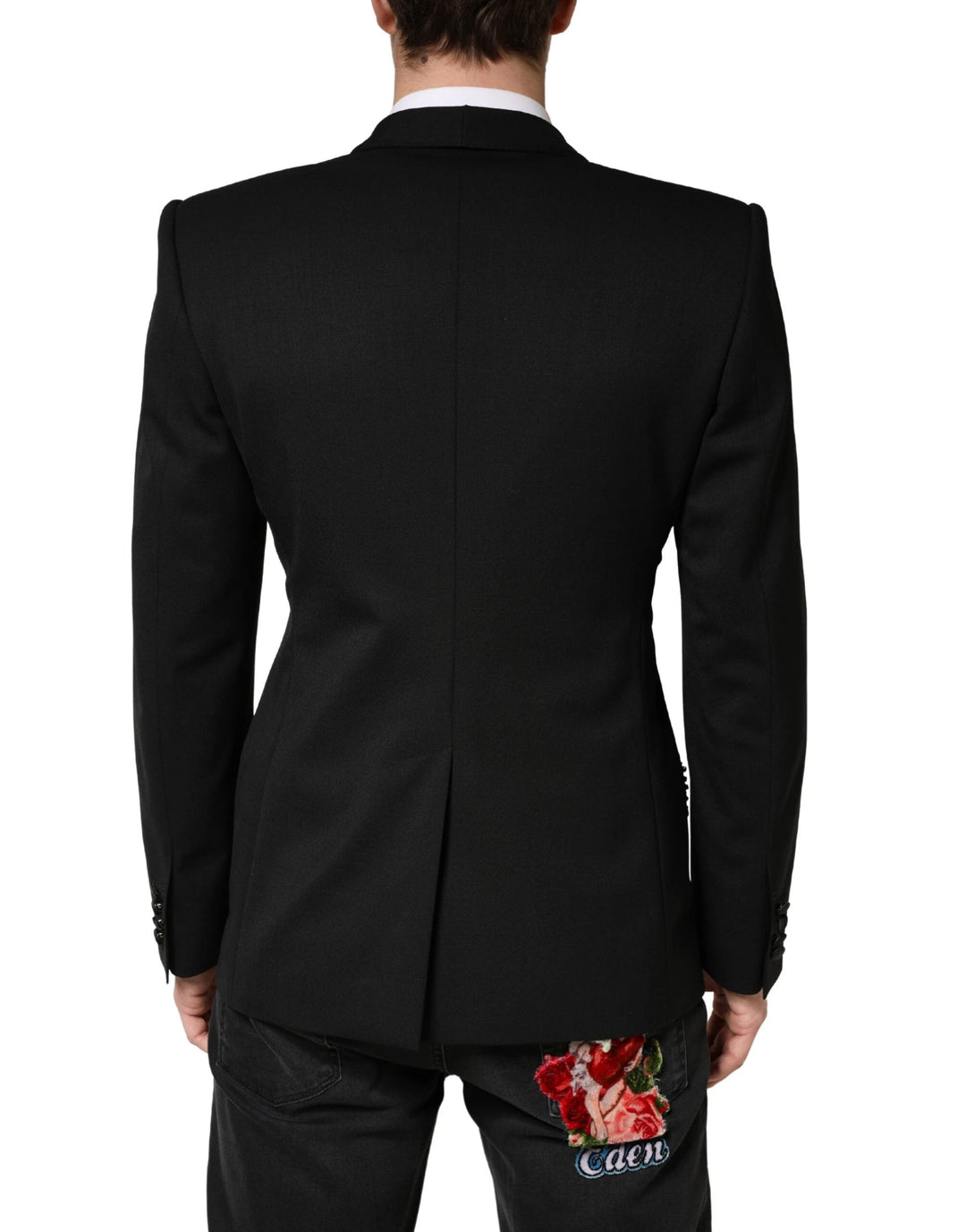 Dolce &amp; Gabbana Sample Sale Dolce &amp; Gabbana Black Embellished Single Breasted Blazer - | Designer outlet
