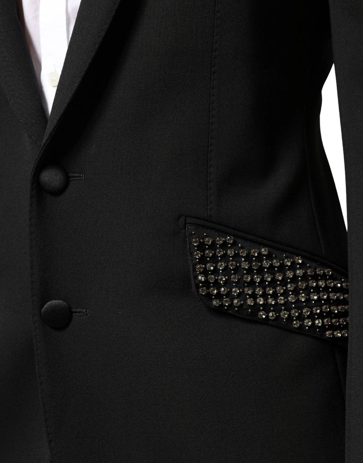 Dolce &amp; Gabbana Sample Sale Dolce &amp; Gabbana Black Embellished Single Breasted Blazer - | Designer outlet