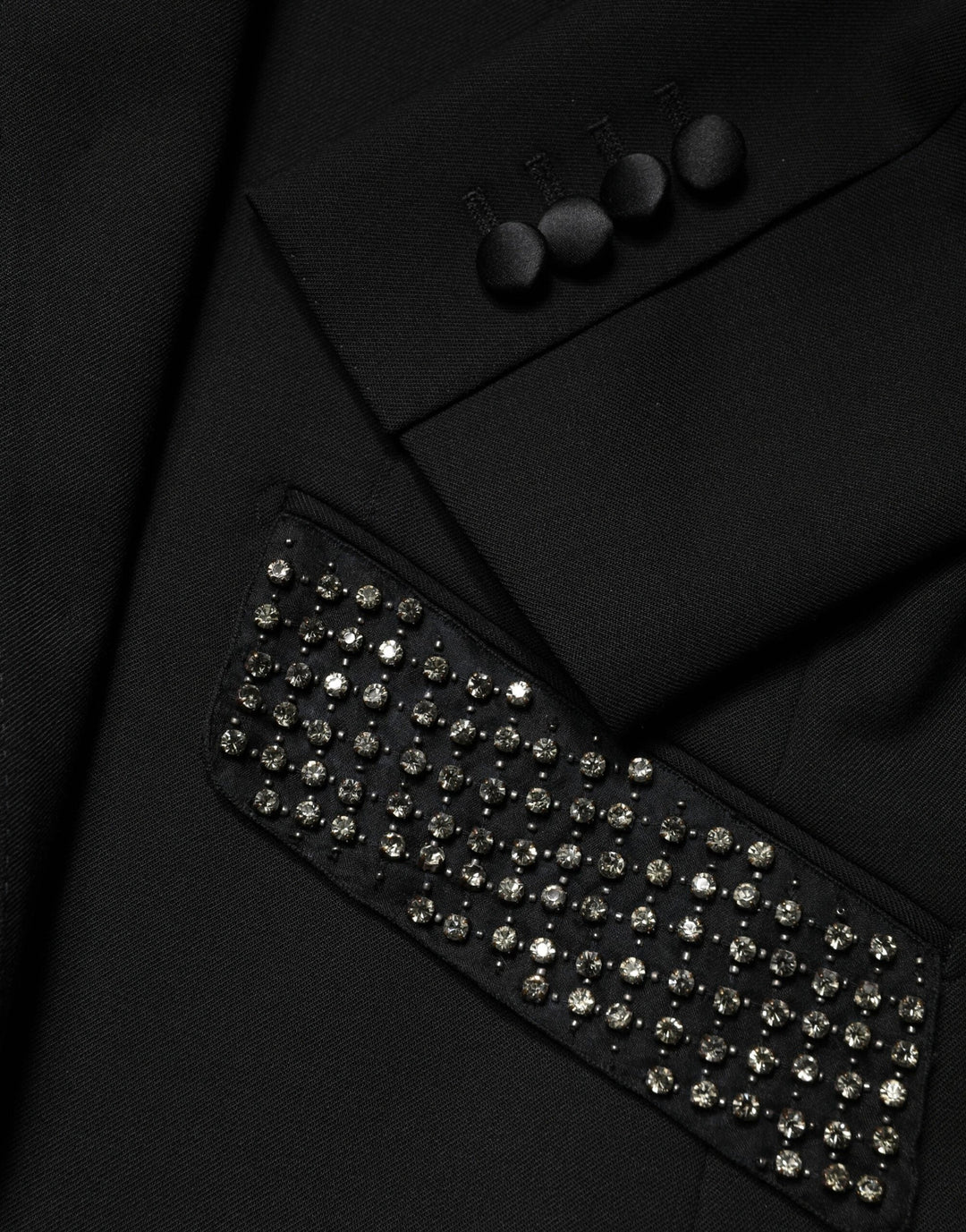 Dolce &amp; Gabbana Sample Sale Dolce &amp; Gabbana Black Embellished Single Breasted Blazer - | Designer outlet