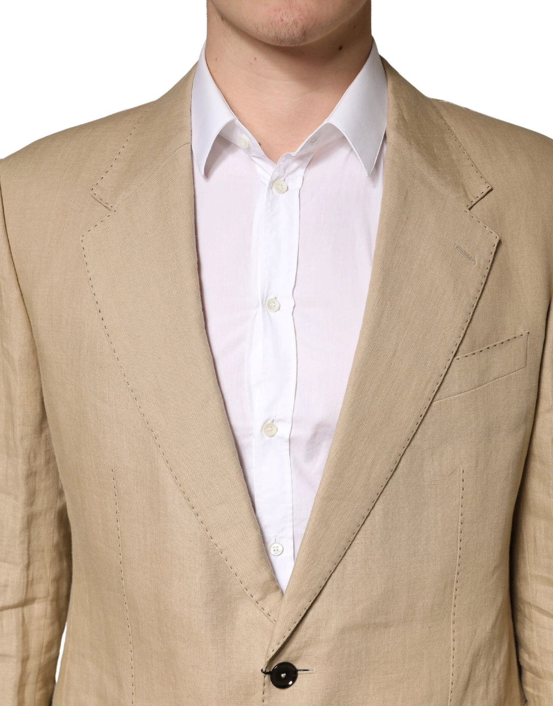 Dolce &amp; Gabbana Sample Sale Dolce &amp; Gabbana Beige TAORMINA Single Breasted Formal 2 Piece Suit - | Designer outlet