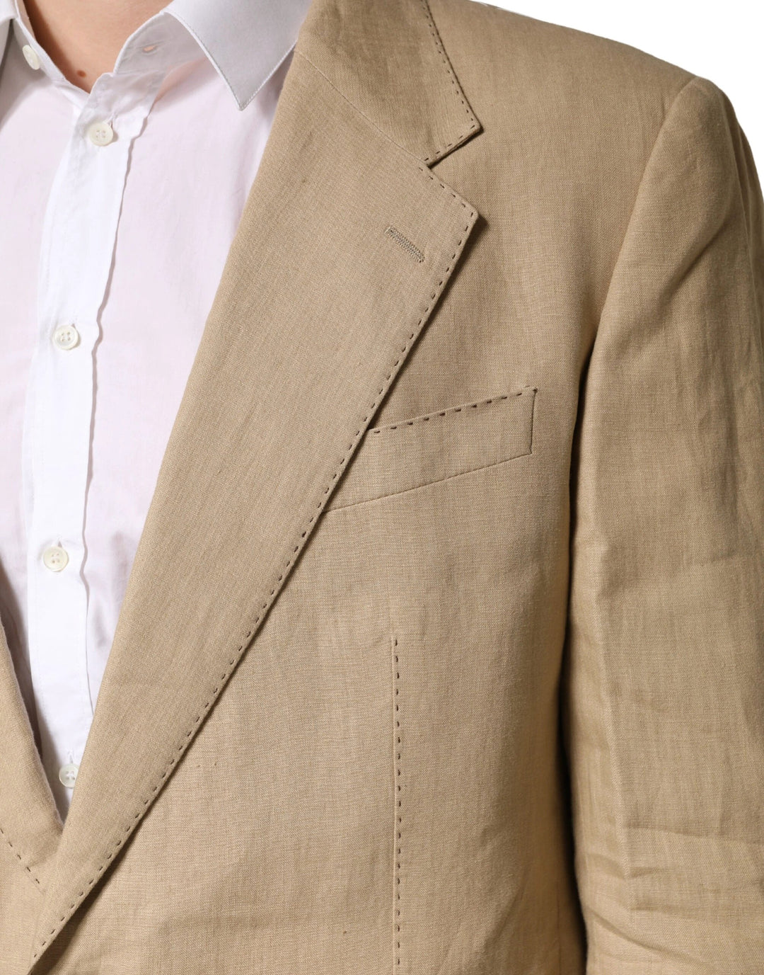 Dolce &amp; Gabbana Sample Sale Dolce &amp; Gabbana Beige TAORMINA Single Breasted Formal 2 Piece Suit - | Designer outlet