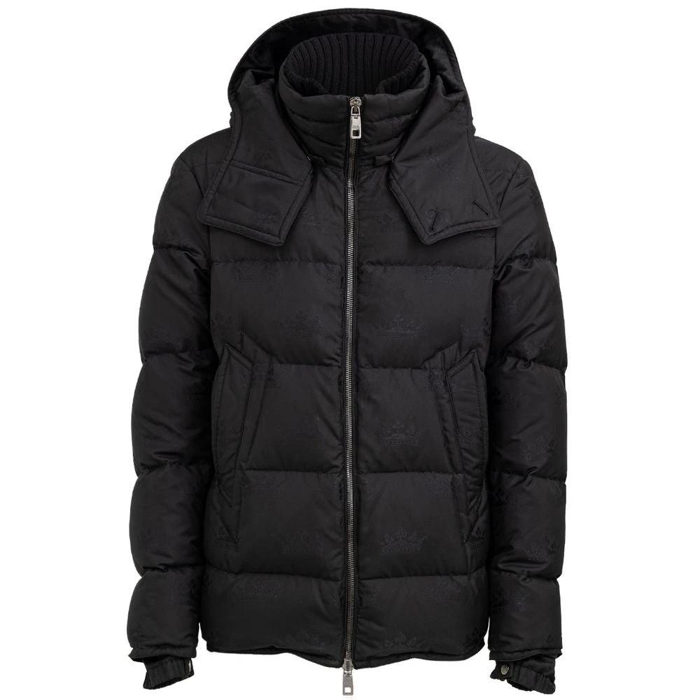 Dolce &amp; Gabbana Sample Sale Dolce &amp; Gabbana Black Cotton Full-Length Jacket - | Designer outlet
