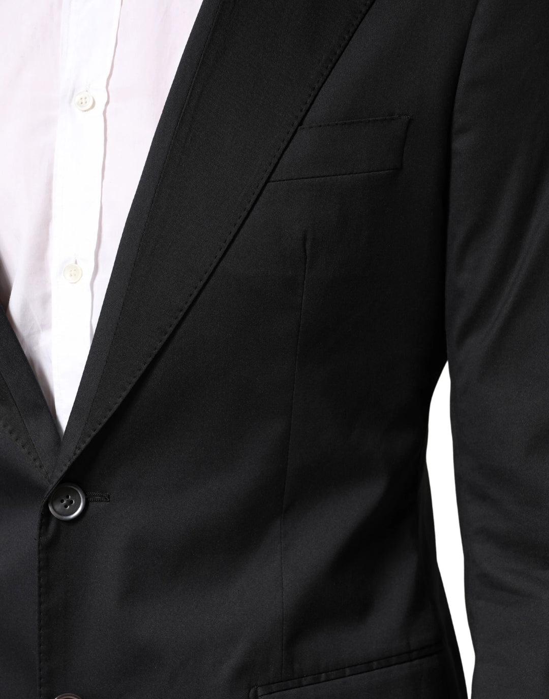 Dolce &amp; Gabbana Sample Sale Dolce &amp; Gabbana Black Cotton Single Breasted 2 Piece Suit - | Designer outlet